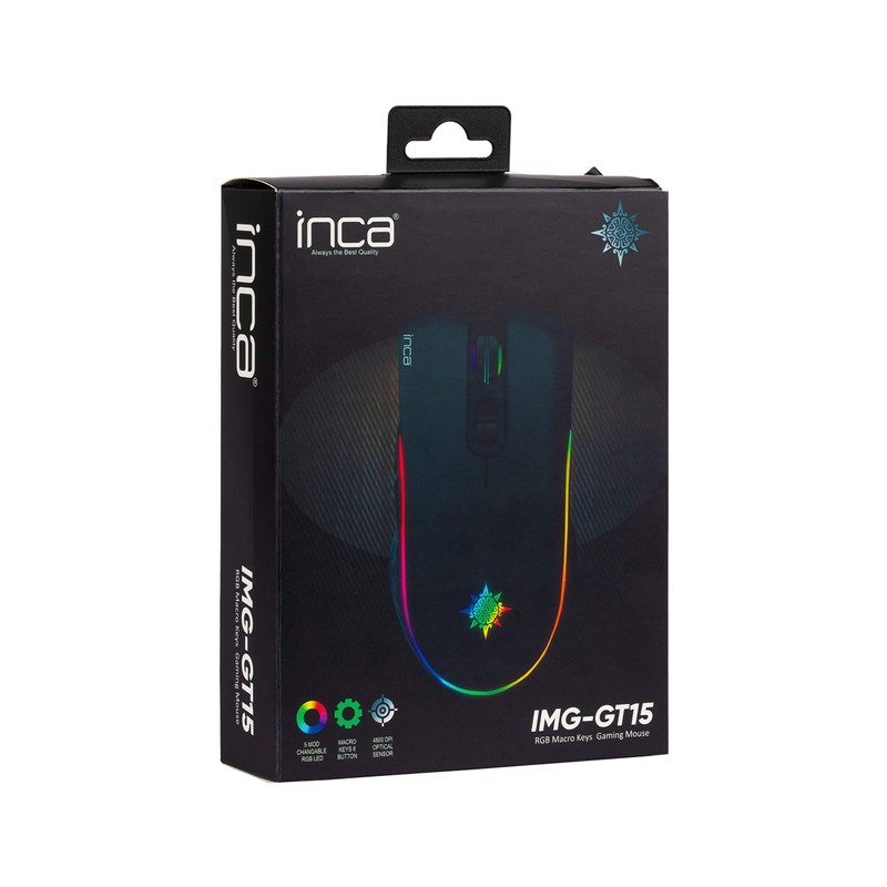 Inca RGB Macro Keys Professional Gaming Mouse