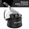 AnySharp Affilacoltelli, Sicurezza Mani Libere, Potente Suzione PowerGrip, Affila Sicuramente