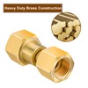 Tsinghwang 2 Pack Brass CGA-320 to CGA-580 Tank Adapter, Welding
