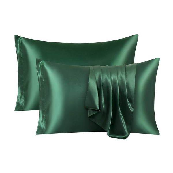 Ersmak Satin Pillowcase King Set of 2, Ultra Soft &