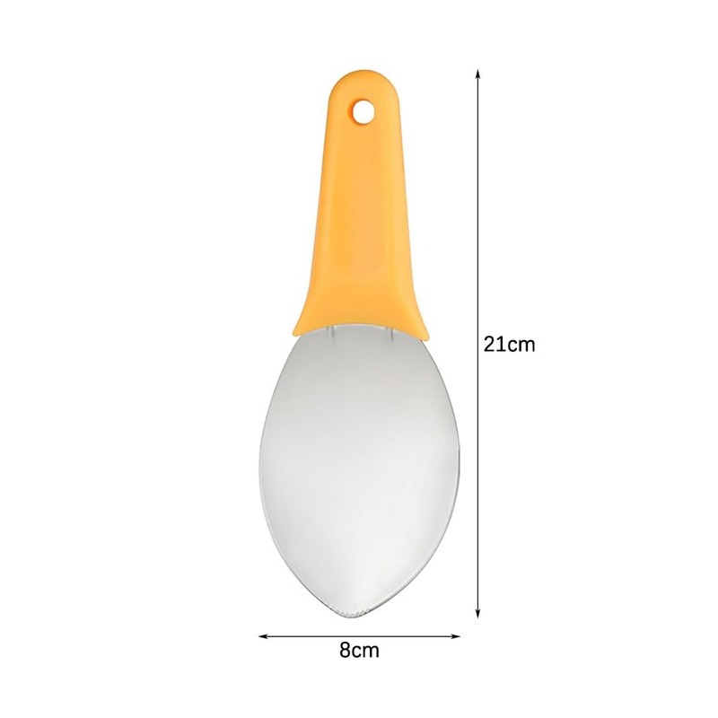 CENPEK Multi-Purpose Mango Slicer Spoon,Stainless Steel Mango Slicer Spoon,Fruit Pit