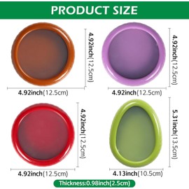 AMZFRUVT Avocado Saver and Onion Storage 4 Set - Reusable refrigerator fruit storage containers - is the storage Apples, Tomatoes, Tomato,Garlic for Ideal