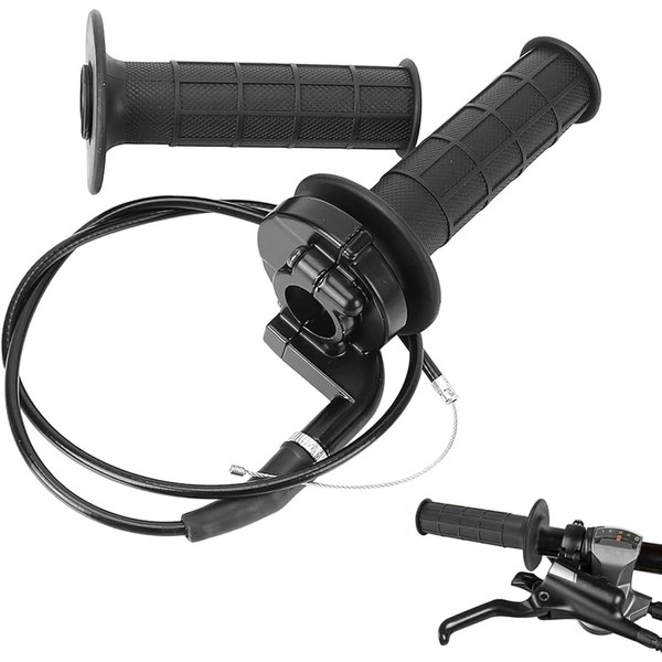 1 Pair of Gas Grips, Motorcycle Handlebar Grips 7/8 Inch