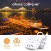 Cruise Essentials, NUOZHI 6 Ft Power Strip with 3 Outlets