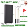 Golf Pen Set & Mini Desktop Golf Putting Green,Flag,3 Golf