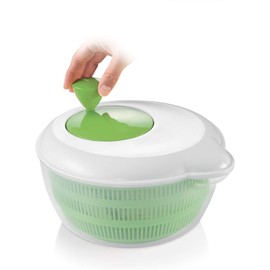 Tescoma 643590 "Handy" salad spinner, white / green