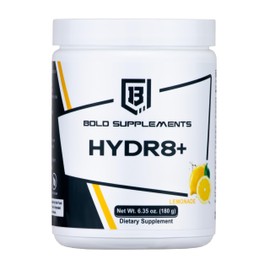 Bold Supplements Bold Supplements Hydr8+ Hydration & Vitamin Powder | Keto Friendly | No Sugar | Non-GMO | 30 Servings | 6.35 oz (180 g) (6.35 oz (180 g), Lemonade)