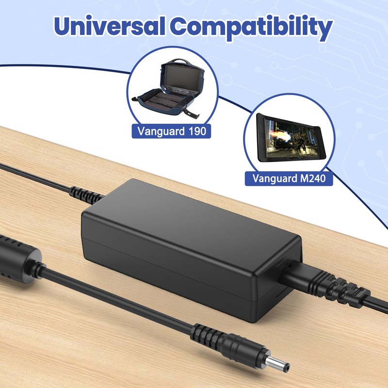 XHJTWOPY 12V 5A AC/DC Adapter for GAEMS M240 G190S Vanguard