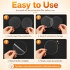 30PCS Acrylic Circle Blanks 3 Inch Clear Round Discs for