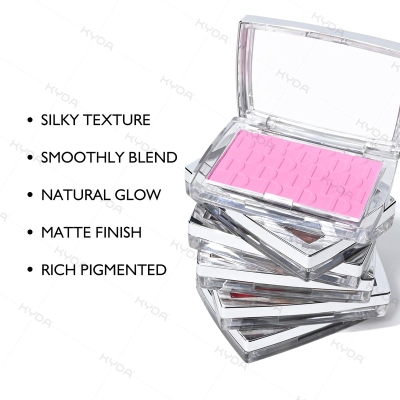KYDA Pink Blush Powder, Make Up Pink Face Powder Face