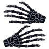 kreepsville 666 Skeleton Hand Hair Clips Bone Glow Dark Black