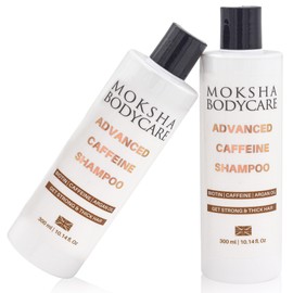 Hair Growth Shampoo - [Made In UK] Caffeine Shampoo with Biotin, Argan Oil, Rosemary, Niacinamide for Strong and Thick Hair | Hair Thickening Treatment | SLS Free for All Hair Types | 300ml