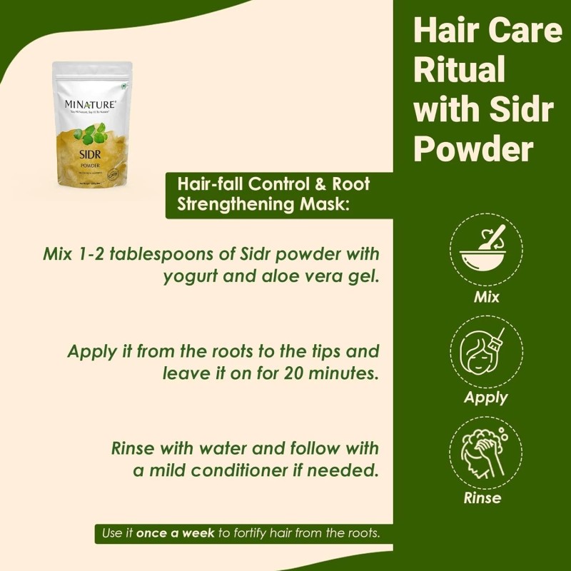minature Sidr Powder by mi nature | 227g (8oz) (0.5