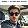 Smart Sunglasses for Men Women, Bluetooth 5.4 Audio Glasses, Polarised