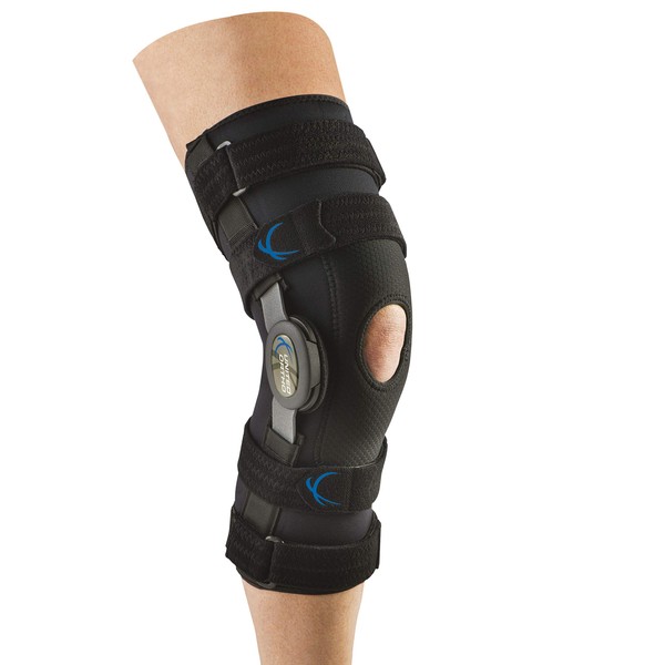 United Ortho 300220-05 Tall Neoprene Hinged Knee Support Brace, Medium