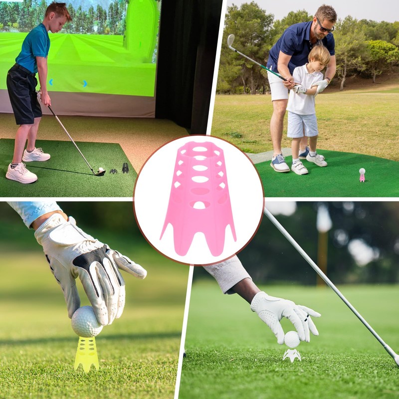 TIXIPEM Golf Simulator Tees [30PCS] - Plastic Golf Tees Use