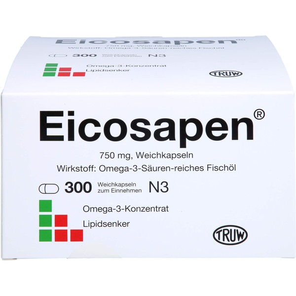 Nicht vorhanden Eicosapen, 750 mg, Weichkapseln, 300 St WKA