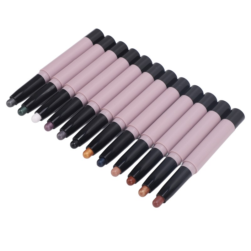 12pcs Eye Shadow Stick Waterproof Eyeshadow Stick Matte Eye Shadow