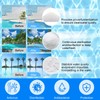 100PCS Multifunctional Chlorine Tablets for Swimming Pools, Hot Tubs &