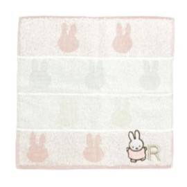 Marimo Craft MIFFY Initial Handkerchief R W9.8 x H9.8 inches (25 x 25 cm) DBM-2255