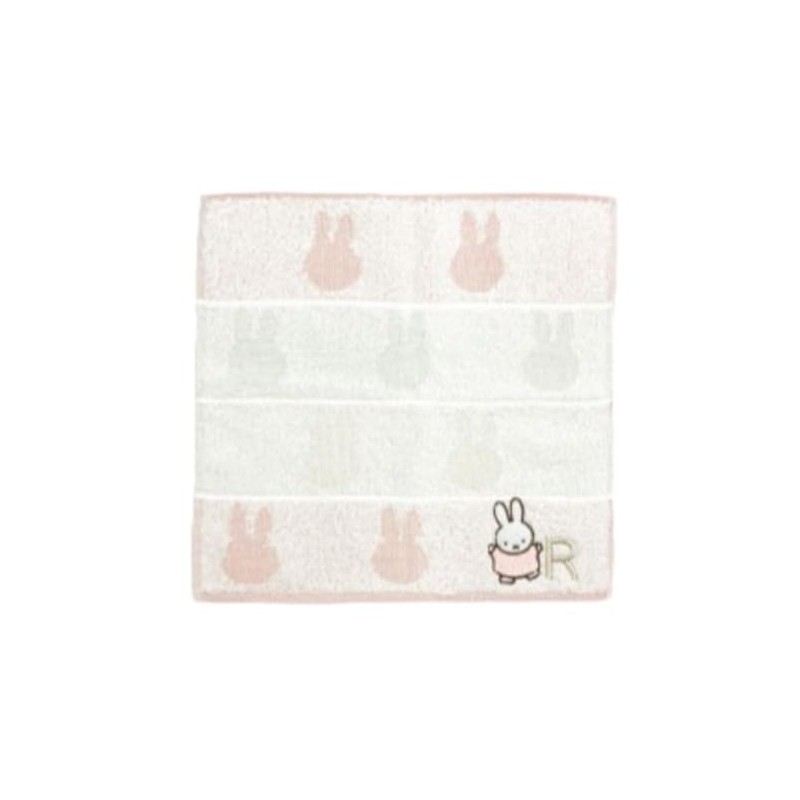 Marimo Craft MIFFY Initial Handkerchief R W9.8 x H9.8 inches
