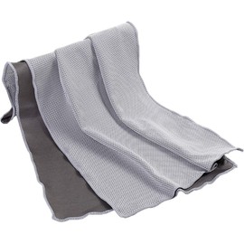 Tokyo Planning Super Cool Towel, Gray, 15.7 x 31.5 inches (40 x 80 cm)
