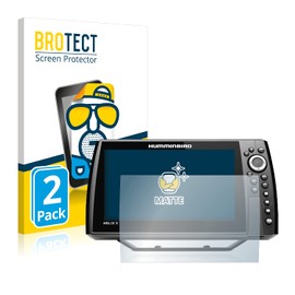 BROTECT Entspiegelungs-Schutzfolie für Humminbird Helix 9 CHIRP MSI+ GPS G4N (2 Stück) Matte Displayschutz-Folie, Anti-Reflex, Anti-Fingerprint