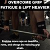 Flexi Muscles Weight Lifting Hooks (Pair) - Heavy-Duty Wrist Straps