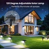 JEJOT Solar Lights Outdoor Waterproof IP65, Super Bright LED,Cool Light