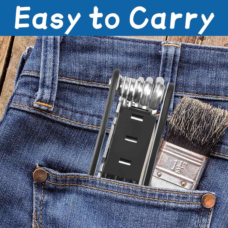 Multi Bike Pocket Tool, Multifunction Bicycle Tool Set, Bicycle Repair