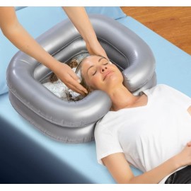 Unbranded Portable Inflatable Hair Wash Shampoo Bowl in Bed Washing Disabled LARGE Basin