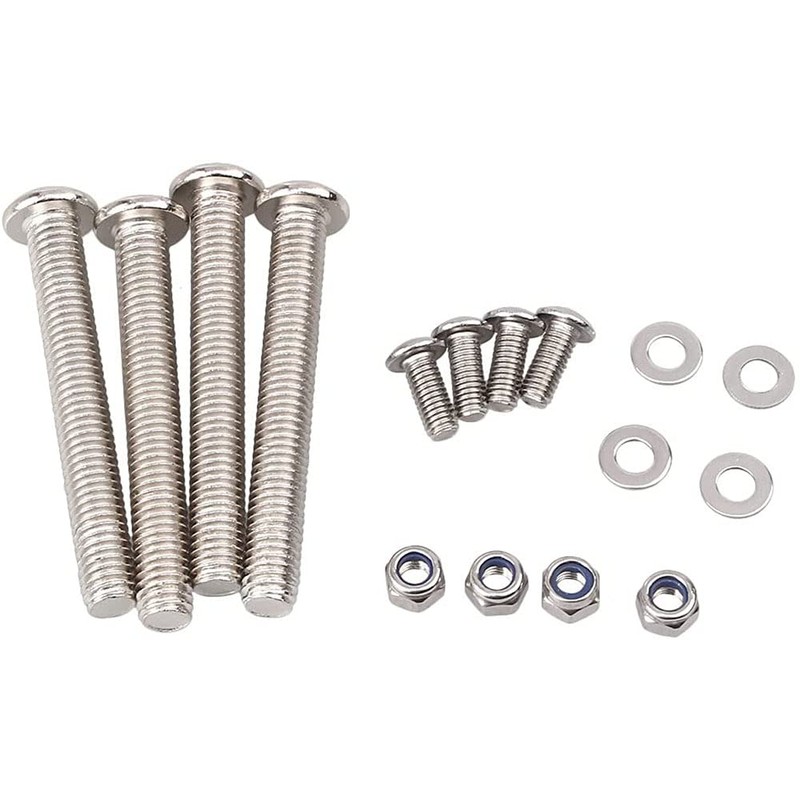 ANCLLO Universal Stainless Steel Motorcycle Saddlebag Side Support Bars Mounting