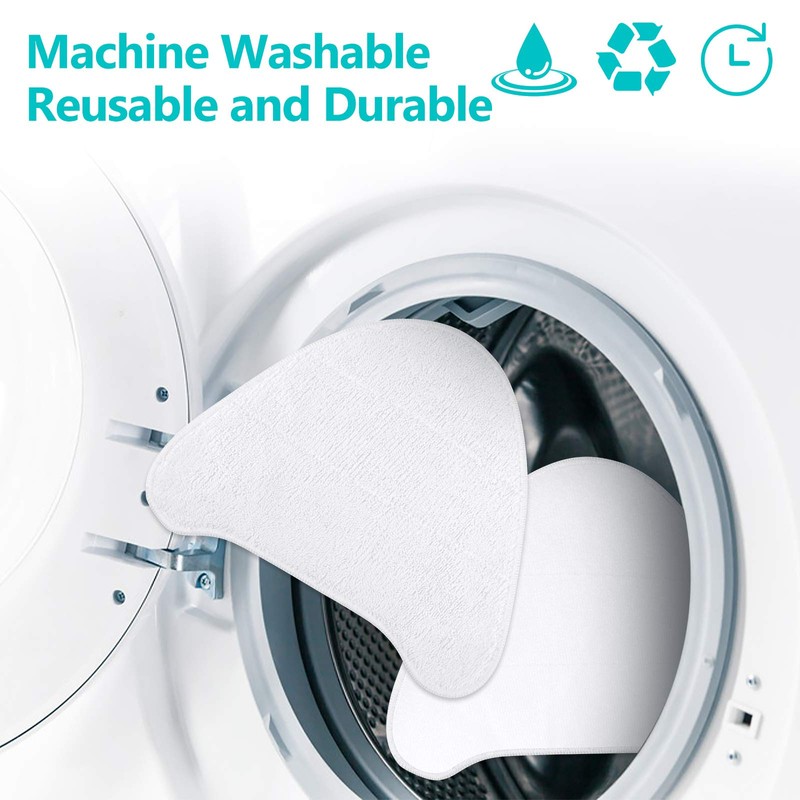 KEEPOW 8 Pack for Vax Steam Mop Replacement Pads, Compatible