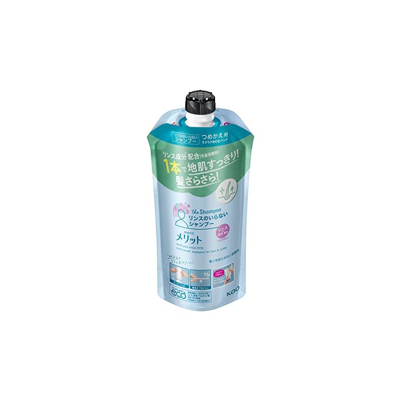 Merit Rinse Free Shampoo Refill 340ml 340ml (x1)