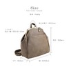 Lizdays Women's Backpack, Adult, Small, Rucksack, Bag, Mini B5, Faux