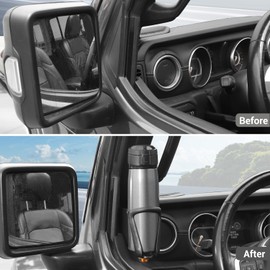 Hoolcar - Soporte para puerta compatible con Jeep Wrangler JL JLU y Gladiator JT 2018-2024, accesorios interiores, lado izquierdo