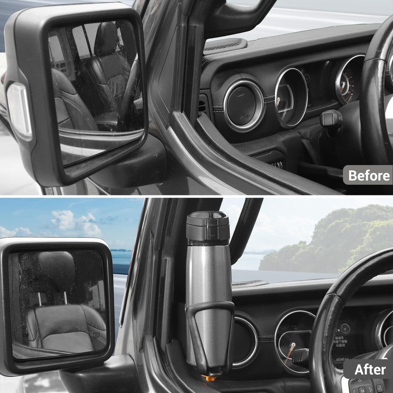 Hoolcar - Soporte para puerta compatible con Jeep Wrangler JL
