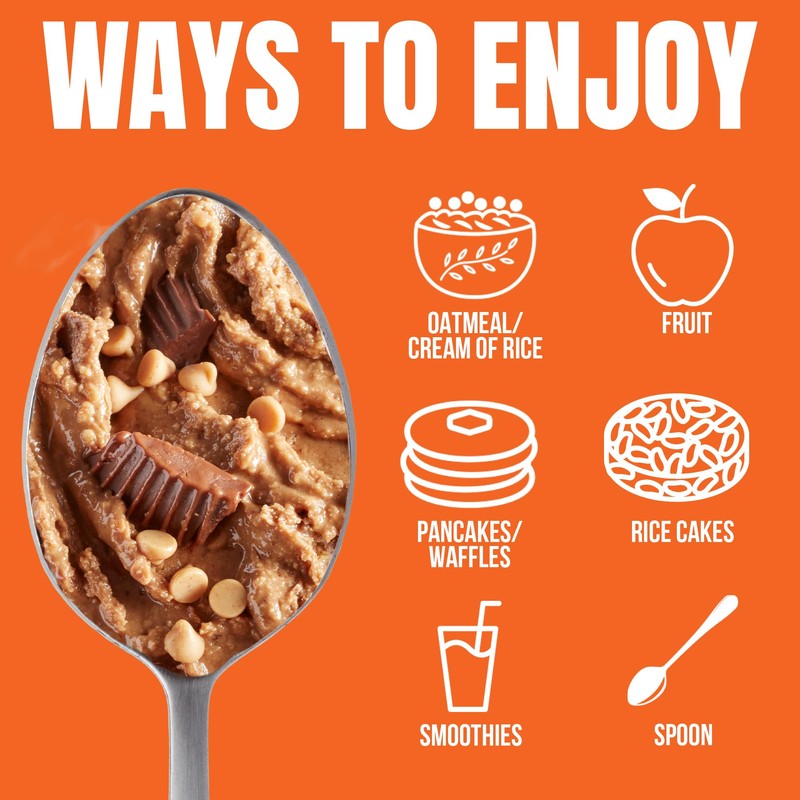 Fit Butters Chocolate Peanut Butter Cup Cashew Almond Butter Spread,
