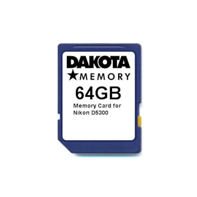 64GB Memory Card for Nikon D5300