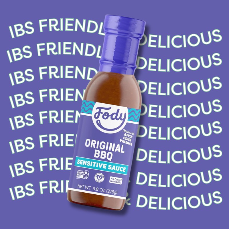 Fody Foods Original BBQ Sauce, 9.8 Oz, Garlic and Onion