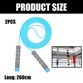 2PCS Skipping Rope Kids Jump Rope Jumping Rope Skipping Ropes Skipping-Rope Jump Ropes for Fitness Kids Skipping Rope Skipping Rope Boxing Fitness Accessories Skipping Rope