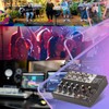 Professional Audio Mixer, Portable 8‑Channel Input Stereo Audio Mixer Sound