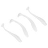 VBESTLIFE 50PCS 5cm Fishing Lures, Soft Plastic T Tail Grub