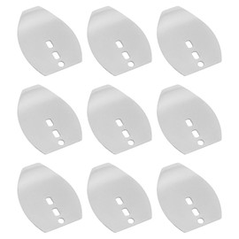 SG Store Pack of 50 Original Swim Jig Dancer Blades Stainless Steel Chatterbait Blades Spinner Blades for Freshwater and Saltwater 28.9 x 23 mm Thickness 0.5 mm