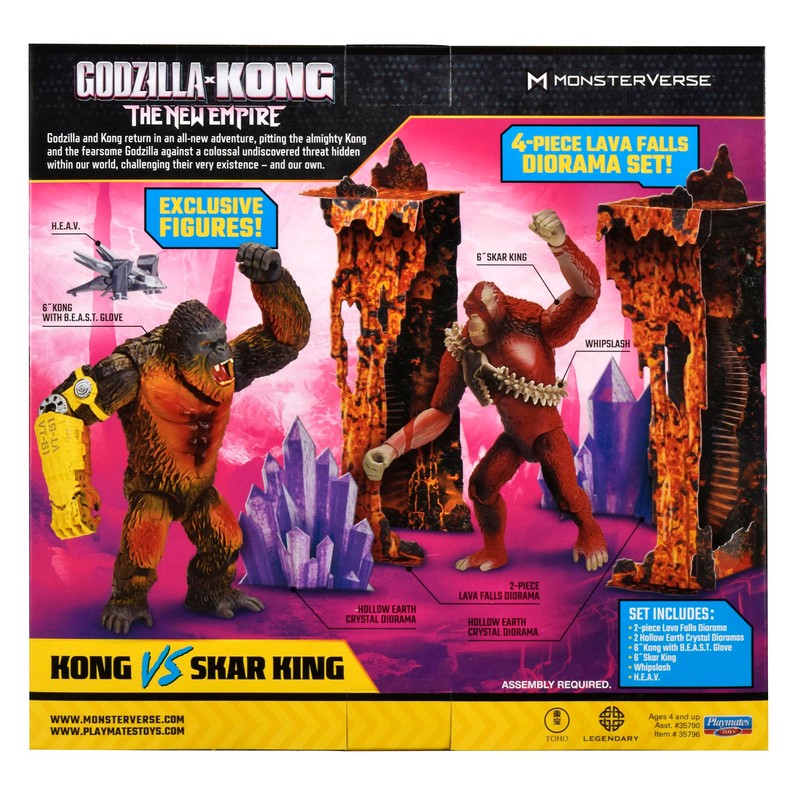 Godzilla x Kong Kong vs Skar King Figure 2-Pack by