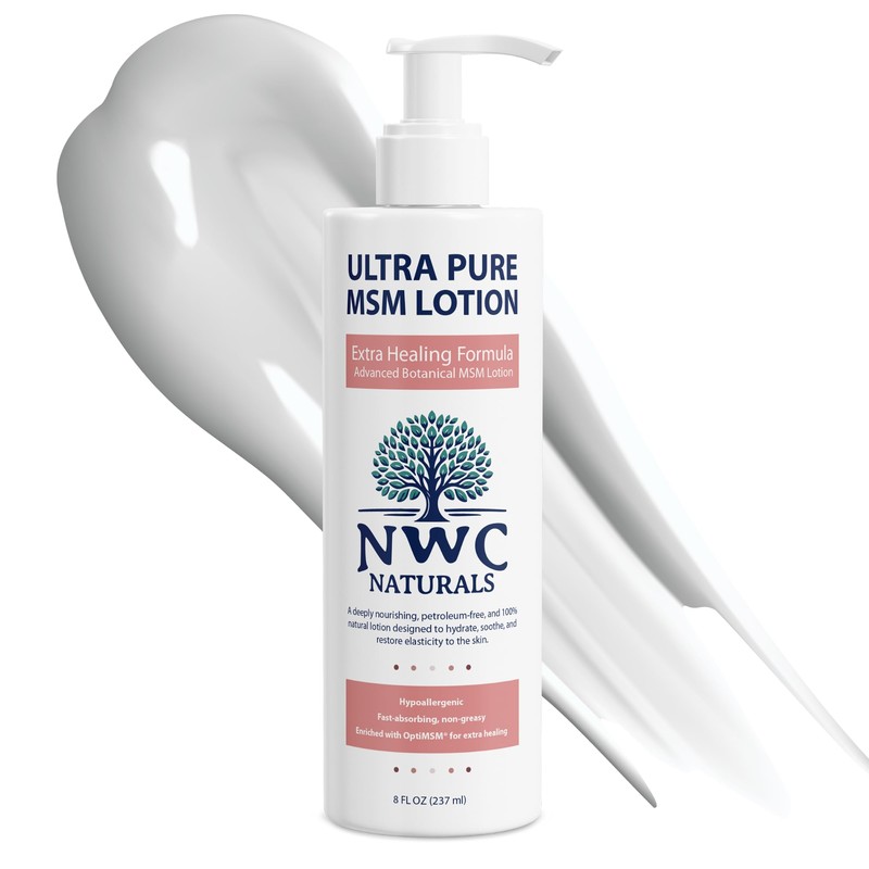 NWC Naturals Ultra Pure Extra-Healing MSM Lotion, 8 Fluid Ounce
