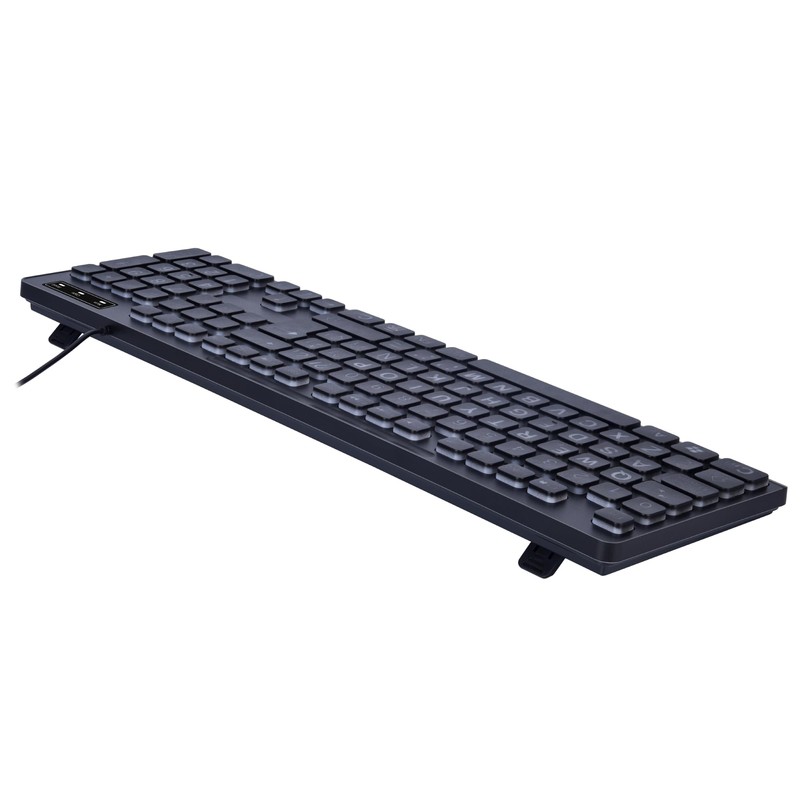 USB Wired Spanish Keyboard - 105 Keys QWERTY ANSI Layout