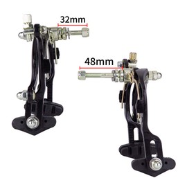Mimoke 1 Pairs of C-Brake Caliper Brake Arm Bicycle Rim Brake Sets Front and Rear V-Brake with 70mm Pads Long Arm 110mm Aluminum Alloy (Style B)