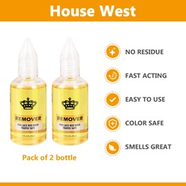 House West House West 2 Bottles of Quick-Action Tape in Hair Extension Remover - Wig Glue & Adhesive Cleaner