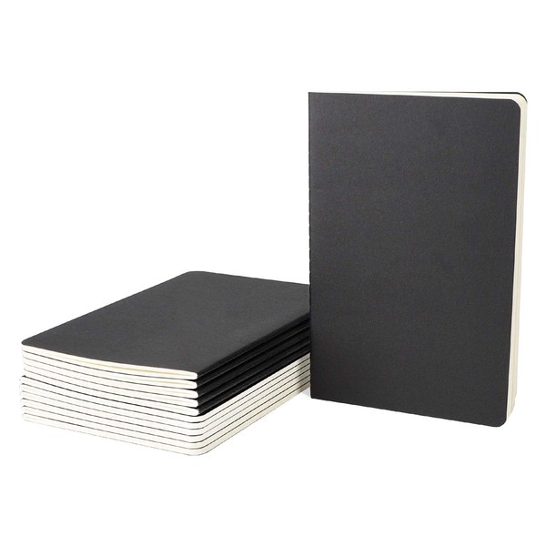 EUSOAR Travel Journal Notebook, A5 12 Pack 5.5" x 8.2"